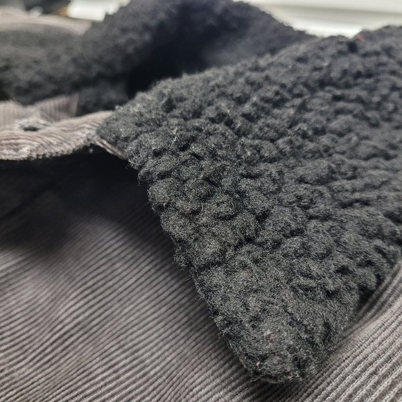 H&M Corduroy & Faux Sherpa Trucker Jacket Medium - Picture 4 of 15